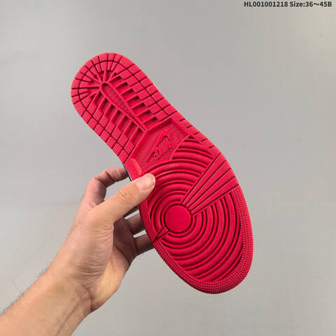Air Jordan 1 Low Retro Ember Glow AIR JORDAN 1 Aj1 Lifestyle (BS-67390)