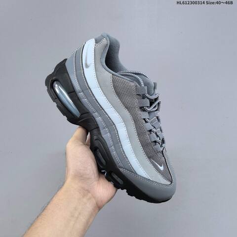 Nike Air Max 95 Cool Grey Light Blue Black EU 40-46 Running Shoe - Men's (BS-61316)