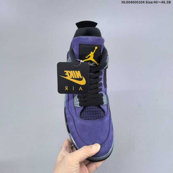 Jordan Air Jordan 4 Retro OG Imperial Purple/Black/Grey/Yellow EU 40-48.5 basketball