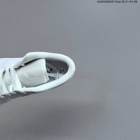 Air Jordan 1 Low Triple White AIR JORDAN 1 Aj1 Lifestyle (BS-66602)