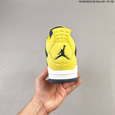 Air Jordan 4 Retro Tour Yellow AIR JORDAN 4 Aj4 4 2006 Jorda Lifestyle (BS-67614)