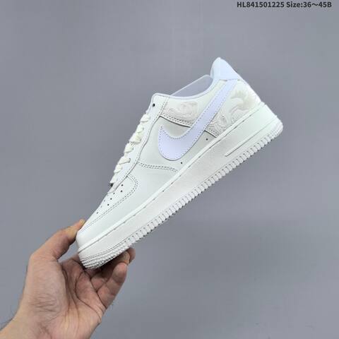 Nike Air Force 1 07 LV8 IQ1119 011 Off White White Dark Red EU 36 45 Sneaker EU 36-45 - Unisex (BS-62464)