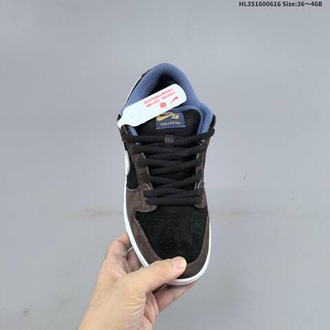 Nike SB Dunk Low Black Brown White Blue Olive EU 36-46 Skate Shoe - Unisex (BS-59904)