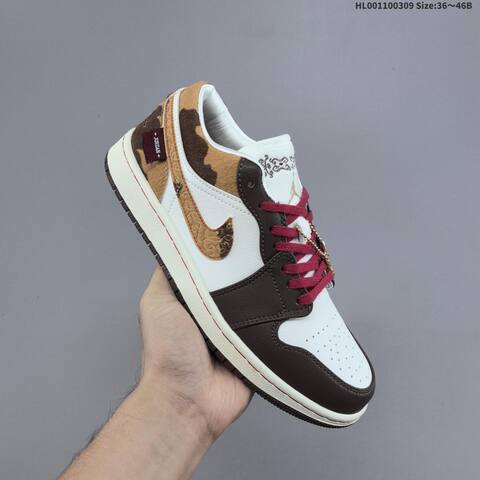 Air Jordan 1 Low Year Of The Horse CNY AIR JORDAN 1 Aj1 Lifestyle (BS-66591)