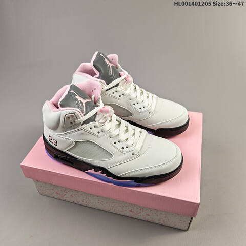 Air Jordan 5 Retro Medium Soft Pink AIR JORDAN 5 Aj5 Lifestyle (BS-67524)