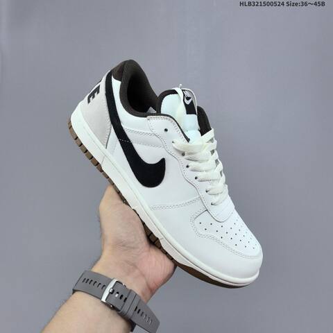Nike Big Low White Navy Black Brown EU 36-45 Skate Shoe - Unisex (BS-60159)