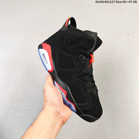 Air Jordan 6 Retro OG Black Infrared 3M AIR JORDAN 6 Aj6 Lifestyle (BS-67653)