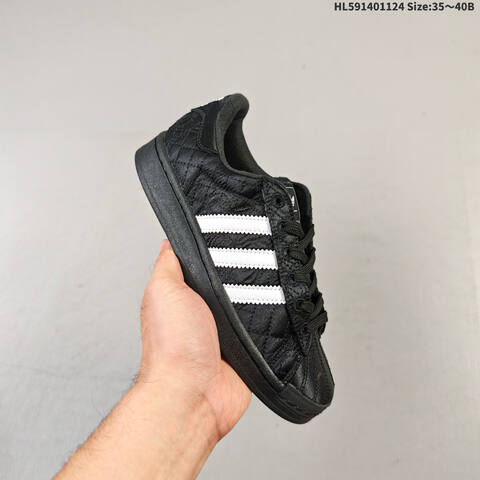 Adidas Caroline Hu x Adidas Originals Superstar W Black White EU 35-40 Skate Shoe - Unisex (BS-65468)