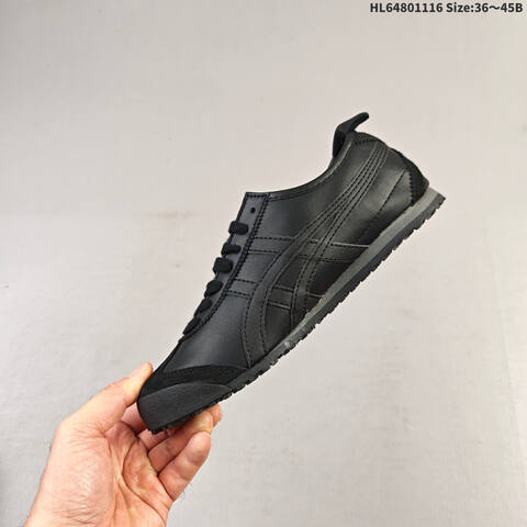 Onitsuka Tiger Mexico 66 Triple Black EU 36-45 Sneaker Casual Sneakers - Unisex (BS-69286)