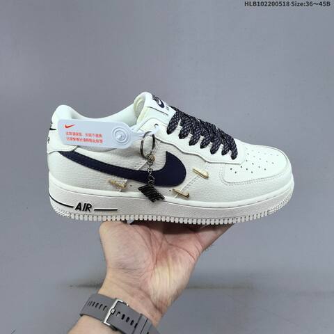Nike Air Force 1 07 LV8 Off White Red Navy Gold EU 36-45 Sneaker - Unisex (BS-60272)