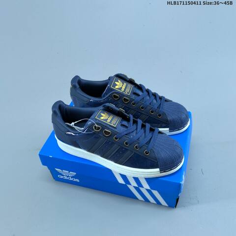 Adidas Superstar Grey White Gold Black EU 36-45 Skate Shoe - Unisex (BS-60819)