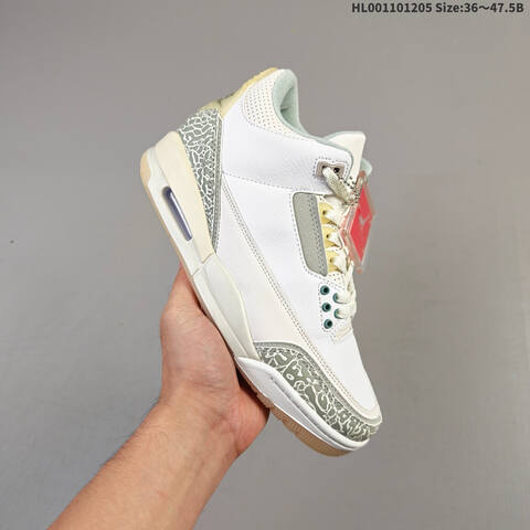 Air Jordan 3 Retro Craft Ivory AIR JORDAN 3 Aj3 Lifestyle (BS-67521)
