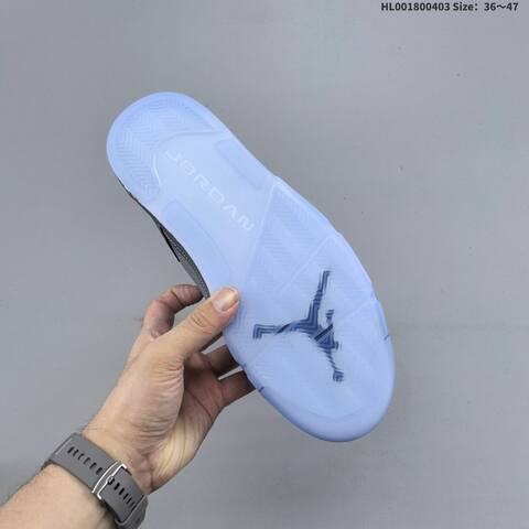 Air Jordan 5 Retro Wolf Grey Replica AIR JORDAN 5 Aj5 Lifestyle (BS-66345)