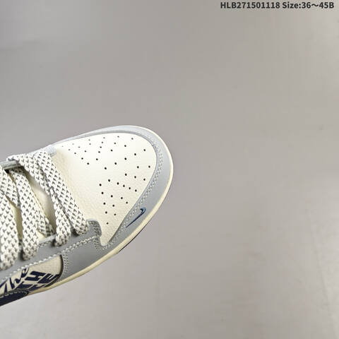 Nike SB Dunk Low Retro DIY The North Face Sail Grey Navy White EU 36-45 Skate Shoe - Unisex (BS-63512)
