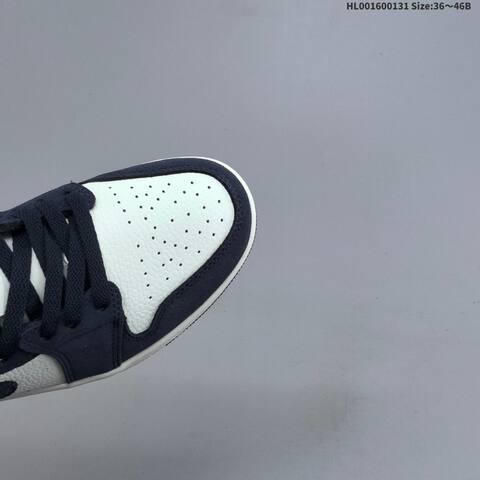 Air Jordan 1 Low Obsidian Suede AIR JORDAN 1 Aj1 Lifestyle (BS-66748)