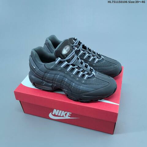 Nike Air Max 95 Dark Grey Black Orange Yellow EU 39-46 Running Shoe - Unisex (BS-62179)