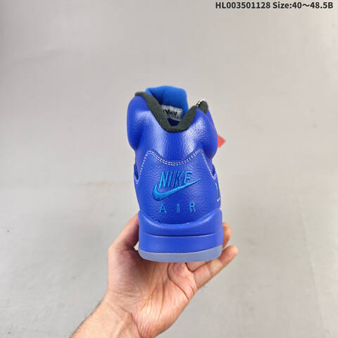 Awake NY x Air Jordan 5 Retro Blue AIR JORDAN 5 Aj5 5 Awake NY Jorda Lifestyle (BS-67636)