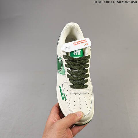 Nike Air Force 1 Low Supreme Off White Green Olive Green EU 36-45 Sneaker - Unisex (BS-63516)