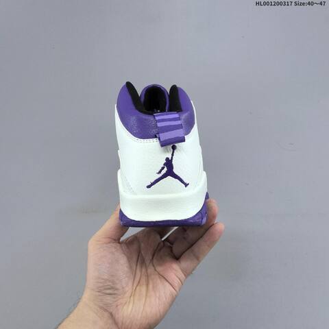 Air Jordan 10 Hydrangeas AIR JORDAN 10 Aj10 Lifestyle (BS-66522)