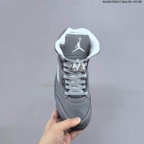 Air Jordan 5 Retro Wolf Grey Replica AIR JORDAN 5 Aj5 Lifestyle (BS-66521)