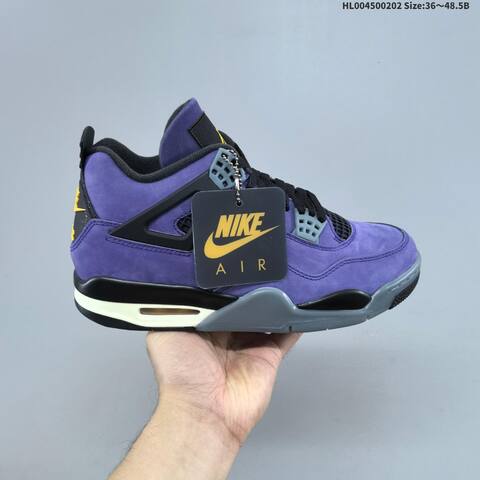 Air Jordan 4 Retro OG Imperial Purple Replica AIR JORDAN 4 Aj4 Lifestyle (BS-66724)