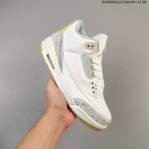 Air Jordan 3 Retro Craft Ivory AIR JORDAN 3 Aj3 Lifestyle (BS-67743)