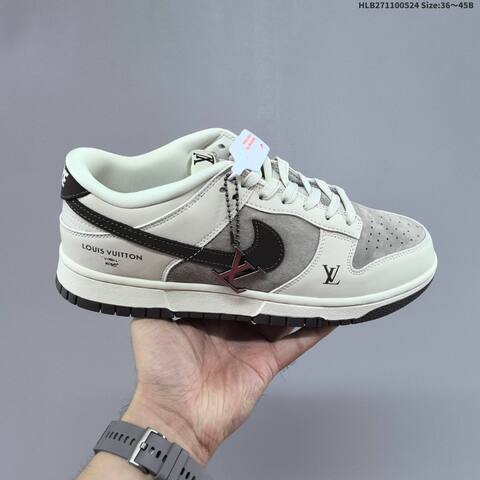 Nike Dunk SB Low Beige Grey Iridescent Black EU 36-45 Skate Shoe - Unisex (BS-60160)