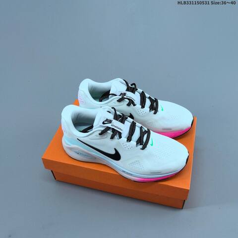 Nike Air Zoom Structure 26 Light Grey Purple Black Orange EU 36-45 Running Shoe - Unisex (BS-60052)