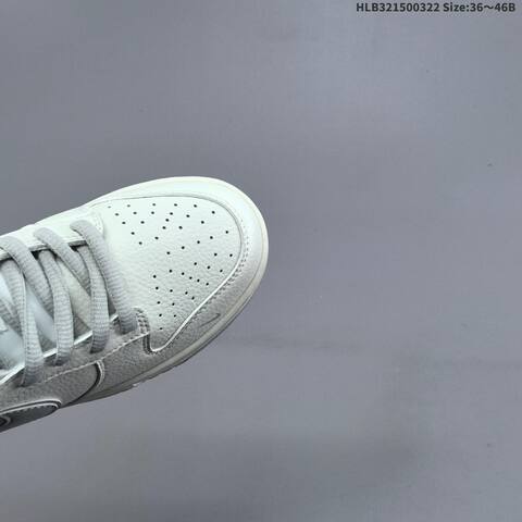 Nike SB Dunk Low Supreme Off White Light Grey EU 36-46 Skate Shoe - Unisex (BS-61186)
