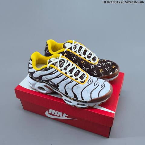 Nike Air Max Plus TN Pink Purple Black White EU 36-46 Running Shoe - Unisex (BS-62436)