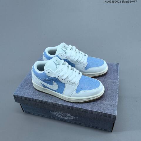 Air Jordan 1 Low Worn Blue AIR JORDAN 1 Aj1 Lifestyle (BS-66350)