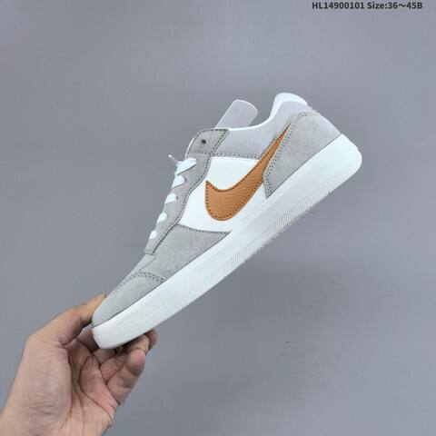 Nike SB Force 58 Grey White Gold Black Blue EU 36-45 Skate Shoe - Unisex (BS-62280)