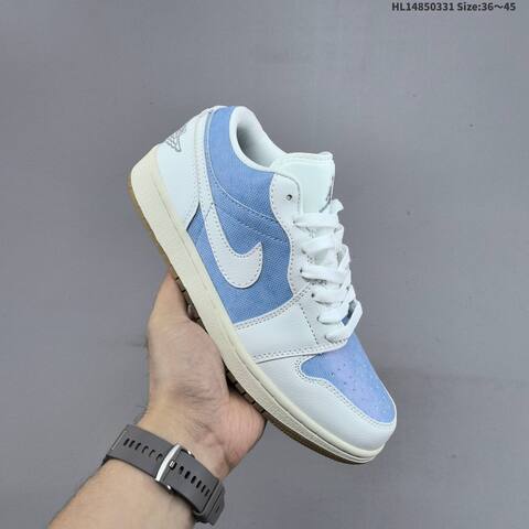 Air Jordan 1 Low Worn Blue AIR JORDAN 1 Aj1 Lifestyle (BS-66374)