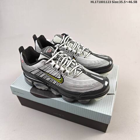 Nike Air VaporMax 360 Black White Metallic Green Red EU 35 5-46 5 Running Shoe - Unisex (BS-63189)