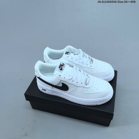 Nike Air Force 1 07 White Black Light Grey EU 36 45 Sneaker EU 36-45 - Unisex (BS-60476)