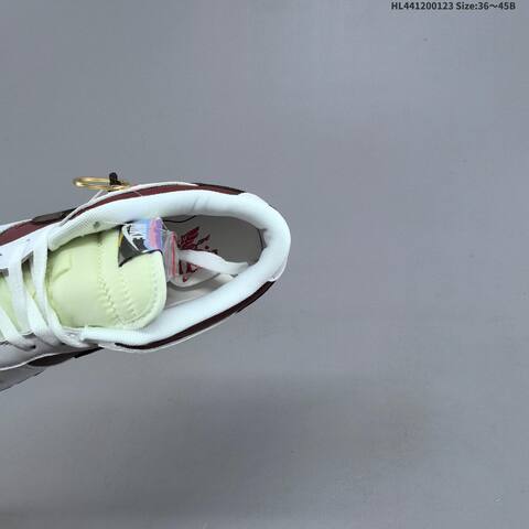 Nike SB Dunk Low White Burgundy Brown Pale Yellow EU 36-45 Skate Shoe - Unisex (BS-61809)