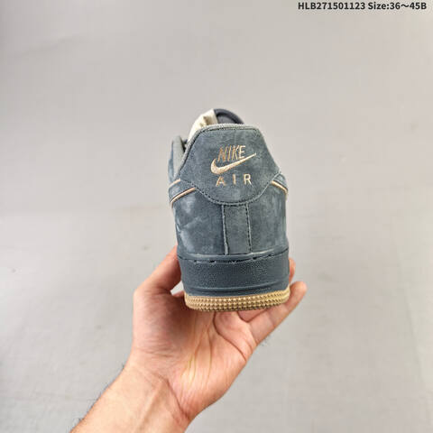 Nike Air Force 1 07 LV8 DY9867-101 Dark Grey Gold EU 36-45 Sneaker - Unisex (BS-63186)