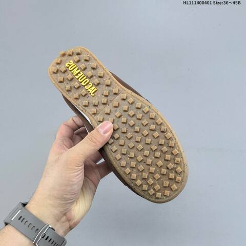 Nike Jacquemus x Nike Air Cortez Brown White Beige Gum EU 36-45 Sneaker - Unisex (BS-60985)
