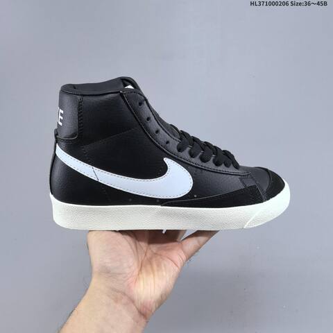 Nike Blazer Mid 77 VNTG Black White Sail Red EU 36-45 Skate Shoe - Unisex (BS-61506)