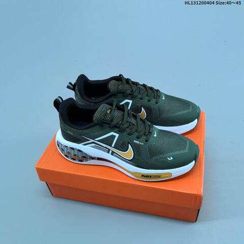 Nike Air Zoom Winflo V2 White Navy Gold Black EU 40-45 Running Shoe - Men's (BS-60942)