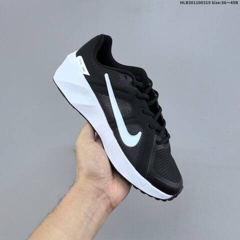 Nike Metro Tek GS Black White Purple EU 36-45 Running Shoe - Unisex (BS-61237)