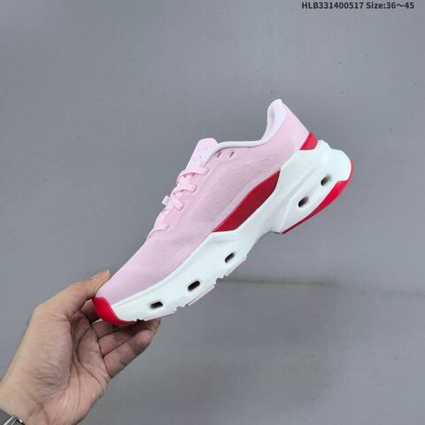 On Cloudpulse 2 Pink White Red EU 36-45 Running Shoe Running Sneakers - Unisex (BS-69551)