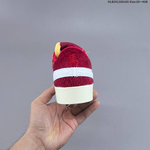 Nike Blazer Low 77 Jumbo Red White Sail EU 36-45 Skate Shoe - Unisex (BS-62228)