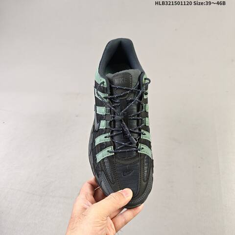 Nike P-6000 Black Dark Green EU 39-46 Running Shoe - Unisex (BS-63373)