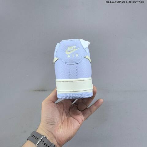 Nike Air Force 1 07 Light Blue Cream White EU 36-45 Sneaker - Unisex (BS-60639)