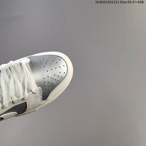 Nike Dunk Low White Silver Grey Sail EU 35 5-42 Skate Shoe - Unisex (BS-62525)