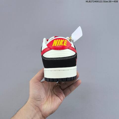 Nike Dunk SB Low White Black Red Yellow EU 36-45 Skate Shoe - Unisex (BS-61850)