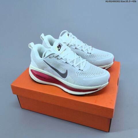 Nike Vomero 18 ReactX Air Zoom White Black Neon Green Orange EU 35 5-45 Running Shoe - Unisex (BS-61481)