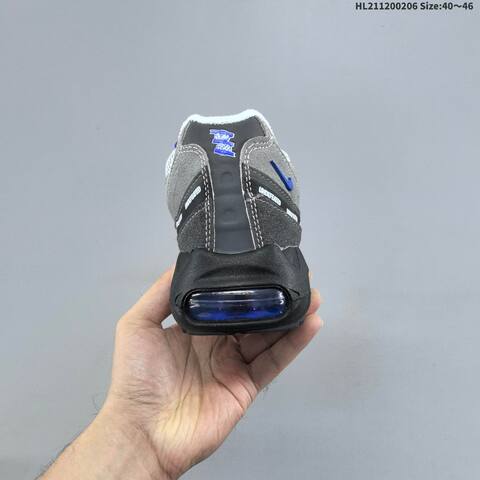 Nike Air Max 95 TT Grey Black White Blue EU 40-46 Sneaker - Men's (BS-61510)