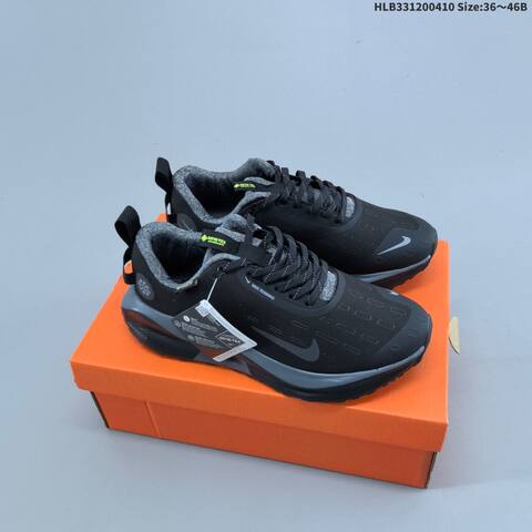 Nike ReactX Infinity Run 4 GTX Black White Grey Neon Orange EU 36-46 Running Shoe - Unisex (BS-60827)